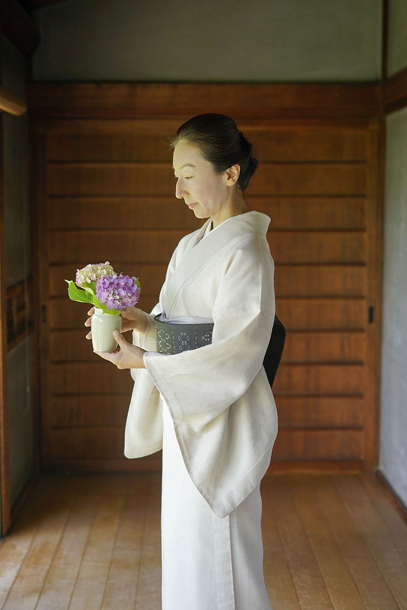 絹DE洗える単衣着物